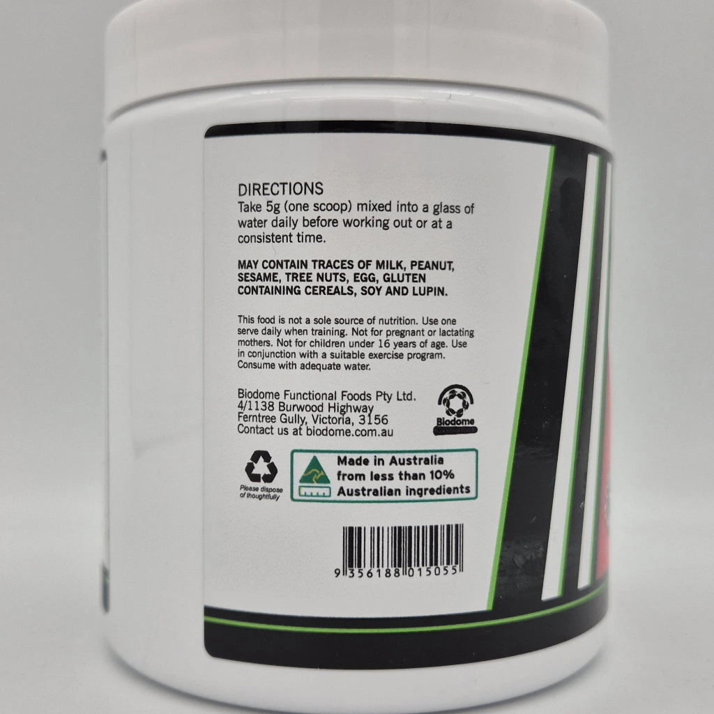 flavoured creatine supplement directions