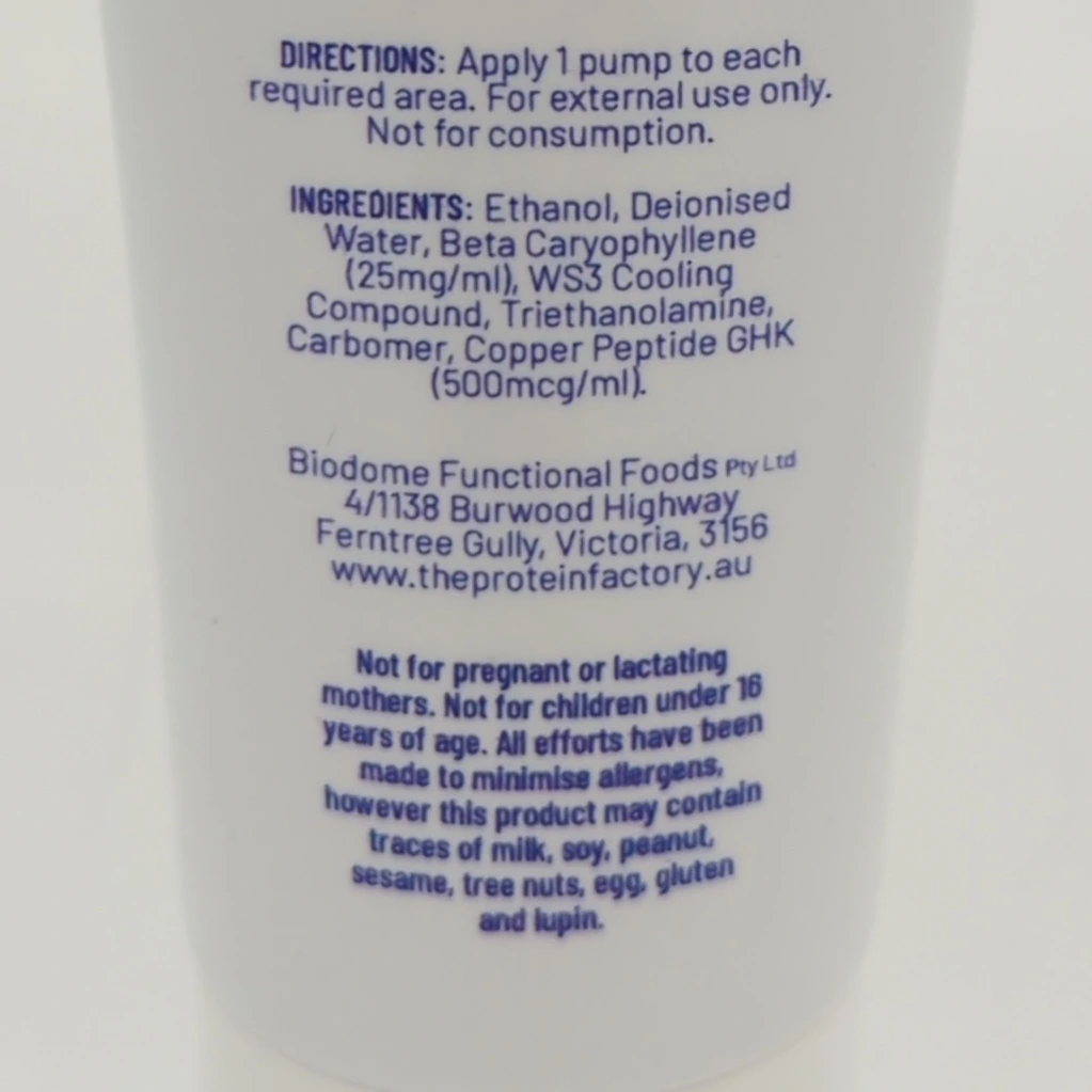 Cupraplex GHK Gel 50ml directions.webp