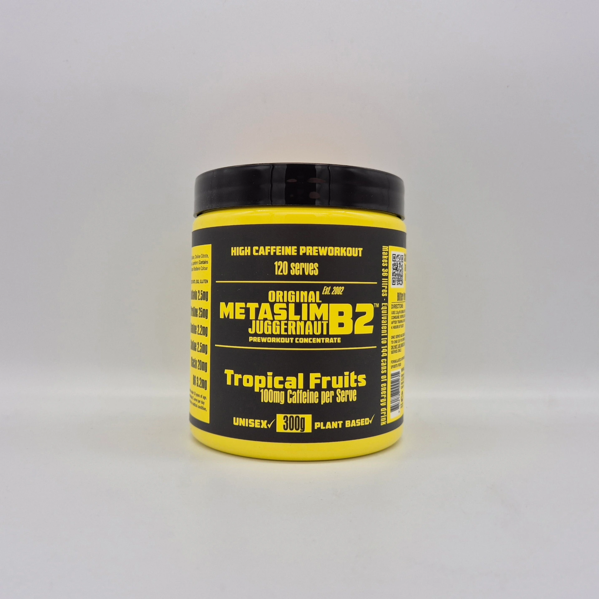 Metaslim B2 Powder Pre-Workout [300g] (Strawberry)