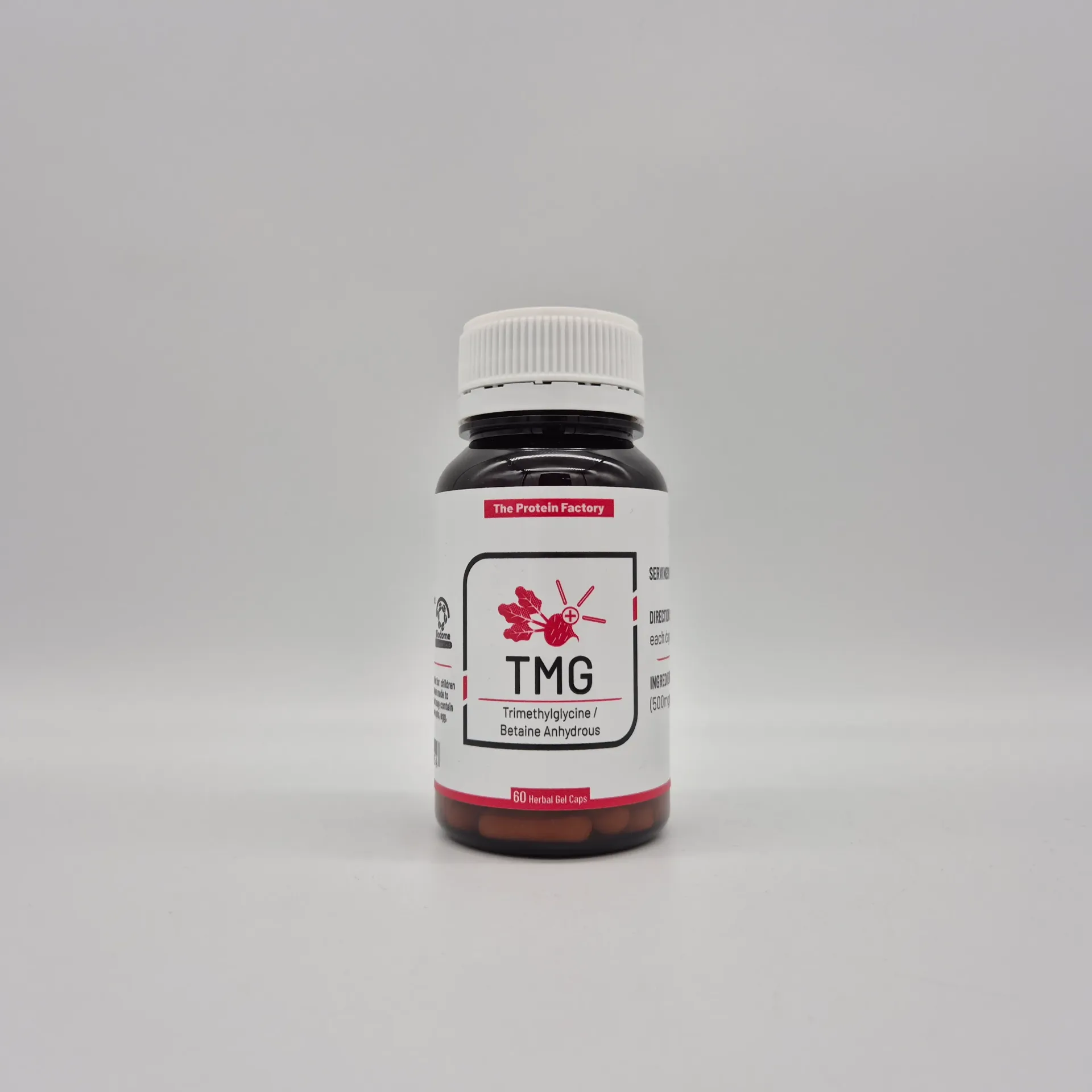 Trimethyl Glycine (TMG, Betaine) [60 Capsules]