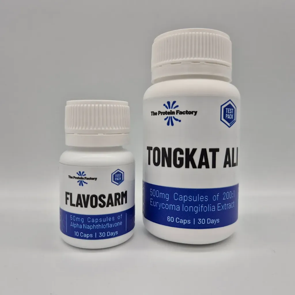 Test Pack Flavosarm + Tongkat Ali Capsules Bundle